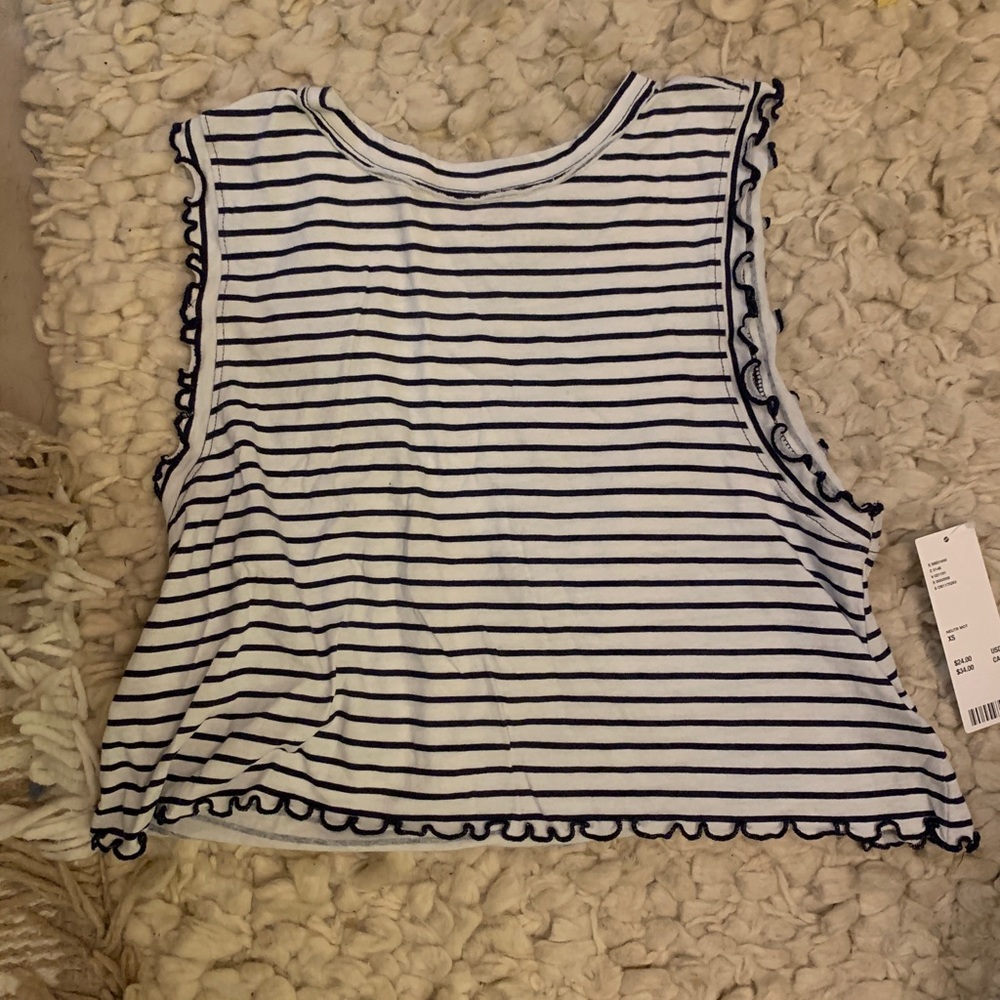 NWT urban striped crop top